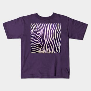 Zebra Vineyard Camo Kids T-Shirt